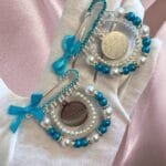 بروش طبقتين (ازرق )