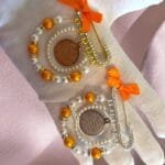 بروش طبقتين (برتقالي)