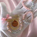 بروش طبقتين (بالاسم) + ٢ اساور