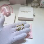 بروش فضه خالصه عيار ٩٢٥ مطلي بالذهب