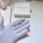 بروش فضه خالصه عيار ٩٢٥ مرصع بالزيركون