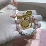 بروش كرستال طبقتين لولو زهري