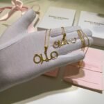 قلاده وسلسله فضه خالصه عيار ٩٢٥ مطلي ذهب