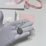 بروش ماشاءالله فضه مرصع زركون