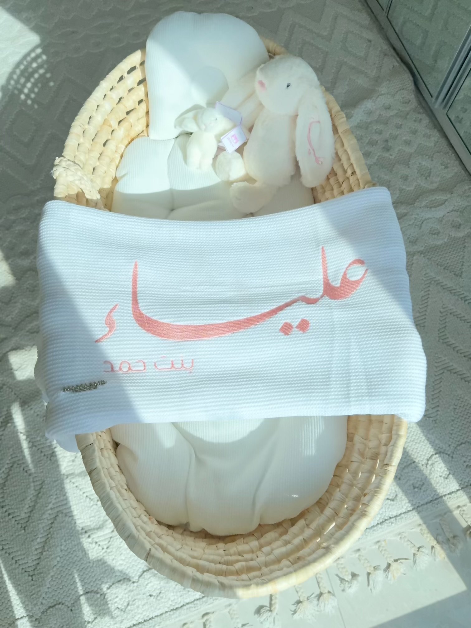 DJI_20260402_155746_518_64D0B1BD بطانية مواليد تطريز لون واحد - الصورة 1